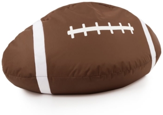 Lumaland Sitzsack American Football 300l braun/weiß