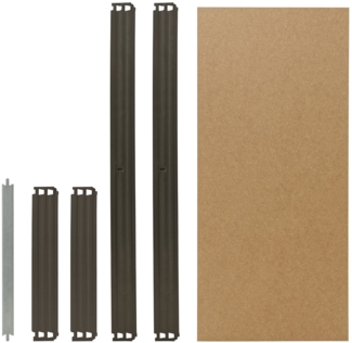 shelfplaza PRO 90x60 cm Fachboden-Set in grau für PRO Schwerlastregale mit 200 kg Traglast pro Boden