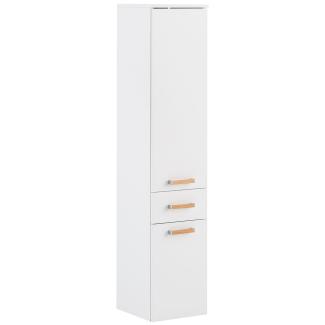 SCHILDMEYER Hochschrank Badschrank Highboard kreideweiß Duo 32,7 x 160,1 cm