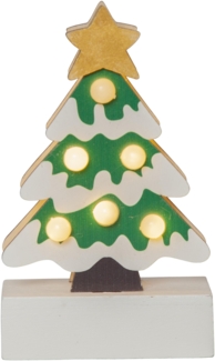 LED Dekoleuchte Weihnachtsbaum ,Freddy', batteriebetrieben, bunt