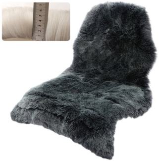 REDOM Fellteppich Kunstfell-Teppich Teppich Schaffell-Optik Schlafzimmerteppich, fellförmig, Höhe: 60 mm, Teppiche für Bettvorleger 60*100 CM Shaggy für Wohnzimmer Schlafzimmer