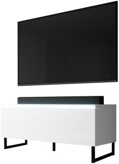 Furnix TV-Schrank BARGO 100 TV-Kommode ohne LED-Beleuchtung mit Stellfüßen Maße 100x46x32 cm