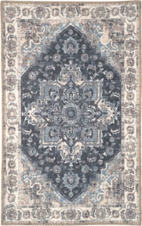 Fußmatte, blau, 50x80 cm