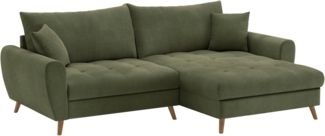 Mr. Couch Ecksofa Blackburn II L-Form, Wahlweise mit Kaltschaumpolsterung bis 140 kg belastbar
