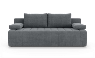 Home affaire 3-Sitzer LOVENDY Schlafsofa mit Bettkasten, Breite 195cm, Liegefläche 145x195cm, mit Rückenkissen und Armlehnenkissen, belastbar bis 330 kg