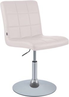CLP Esszimmerstuhl Ricky Kunstlederbezug höhenverstellbar 360° drehbar,weiß