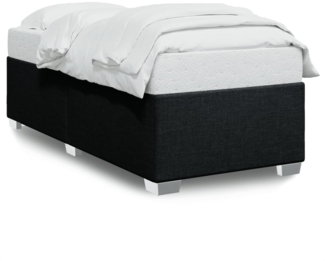 vidaXL Bettgestell ohne Matratze Schwarz 100x200 cm Stoff 3284452