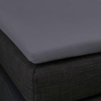 Formesse Split-Topper Spannbetttuch La Piccola Duo 1|140x210 - 220 cm| hellanthrazit