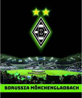 BERONAGE Teppich Borussia Mönchengladbach Teppich Borussia-Park 100x120 cm, rechteckig, Höhe: 10 mm, rutschfest