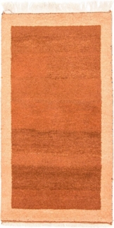 Morgenland Wollteppich - 140 x 70 cm - Orange