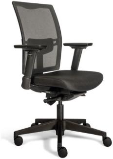 Bürostuhl Büro-Drehstuhl 980-1125 x 485 x 440 mm Schwarz 210350