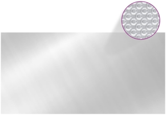 vidaXL Poolabdeckung Silbern 732x366 cm PE 93096