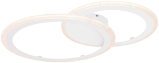 LED Deckenleuchte, weiß, Fernbedienung, CCT, 47 cm, FENNA