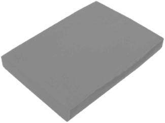 Wasserbettlaken 195 g/m² 140-160 x 220 cm Grau