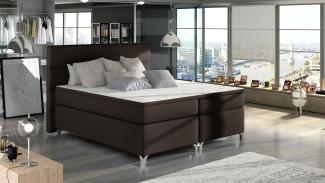 Amadeo 140X200, Boxspring Bett, Braun