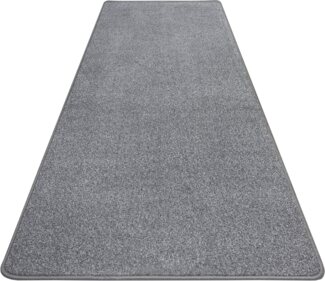 Hanse Home Exclusiv Läufer Liberty, rechteckig, Höhe: 7 mm, Uni-Meliert, robust, kräftige Farben, rundherum farbige Kettelung