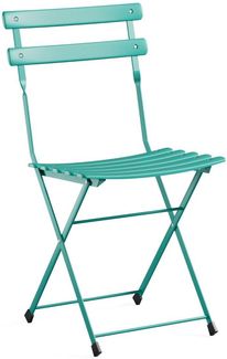 2er Set Arc en Ciel Klappstuhl grün Stahl