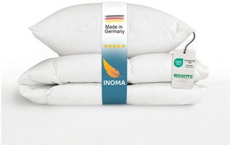 INOMA Bettdecke + Kopfkissen INOMA Wohlfühl-Set BALI, Füllung: 90% Federn 10% Daunen, Downpass, allergikerfreundlich, made in Germany, waschbar