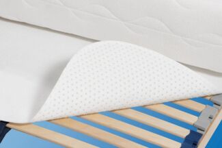 SETEX Matratzenunterlage mit Noppen, Classic, Matratzenschoner zum Auflegen auf Lattenroste, 100x200 cm, Weiß