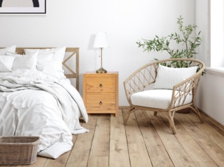 Vente-unique - Nachttisch mit 2 Schubladen - Mindiholz - Holzfarben - PILABO
