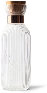 MAMEIDO Wasserkaraffe, aus mundgeblasenem Kristallglas mit edlem Ausgießer in 1 l und 1,5 l