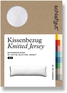 Schlafgut Seitenschläferkissenbezug Pure Seitenschläferkissen, (1 Stück), aus Bio-Baumwolle