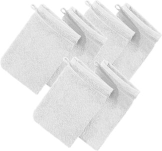Erwin Müller Waschhandschuh Waschhandschuh "Heidelberg" 6er-Pack, Frottier (6-St), Walk-Frottier Uni