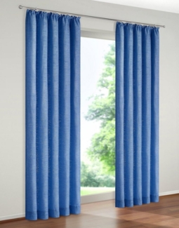 Wirth Vorhang Trondheim 234 g/m², Kräuselband (1 St), blickdicht, Chenille
