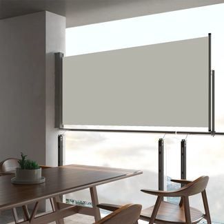 vidaXL Ausziehbare Seitenmarkise 60×300 cm Creme 48353