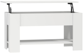 vidaXL Couchtisch Weiß 101 x 49 x 52 cm Holzwerkstoff [809701]