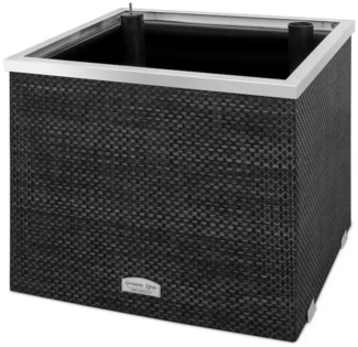 XL Polyrattan Pflanzkübel mit Selbstbewässerung Blumentopf Blumenkübel Hochbeet