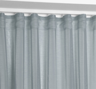 Beautex Gardine Transparente Gardine Dolly, wählbar mit Kräusel- und Ösen- Aufhängung (2 St), Kräuselband, transparent