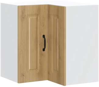 vidaXL Küchen-Eckhängeschrank Kalmar Artisan-Eiche Holzwerkstoff 853626