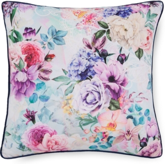 Descanso Dekokissen Anamin, Mit Füllung, 1 Stück, Mit Biese, 30x60, Wendeoptik, Weich, Blumen