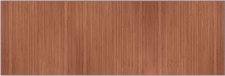 vidaXL Teppich Rechteckig Braun 100x300 cm Bambus 376950