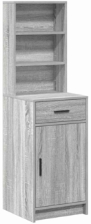 vidaXL Hochboard Grau Sonoma 40 x 40.5 x 135 cm Holzwerkstoff 865078