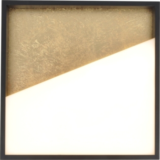 ECO Light 9360 M GO LED-Deckenleuchte VISTA eckig gold schwarz 3000K 40x40cm