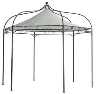 Pavillon Modena 6-eckig mit Dach ecru D:320cm