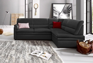 sit&more Ecksofa Pisa L-Form, mit Federkern, wahlweise mit Bettfunktion