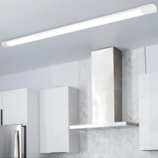 Nettlife LED Deckenleuchte LED Werkstattlampe LED fest integriert Neutralweiß Kellerlampe, LED fest integriert, Neutralweiß, für Küche Wohnzimer Büro Warenhaus Flur Garage Esszimmer