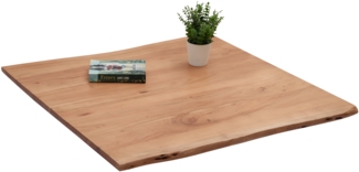 Tischplatte Baumkante Akazie Natur 90 x 90 cm NOAH 76629769