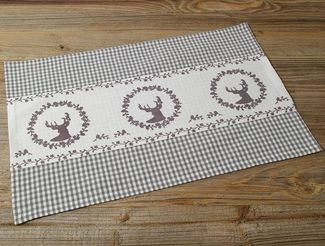 matches21 HOME & HOBBY Platzset Tischset RESI Landhaus 33x48 3 Farben, (1-St)