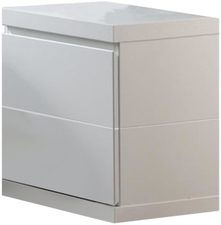 Nachtkonsole Karima 44 x 40 x 48 Nachtkommode MDF Weiß
