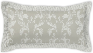 Curt Bauer Kissenhülle Mako-Brokat-Damast Gracie english green 40 cm x 80 cm, (1 Stück), Kissenbezug für Dekokissen Zierkissen Kissenhülle