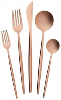 Karaca Besteck-Set Karaca Orion Matte Rose Gold Besteck Set 30 Teile 6 Personen, Stahl