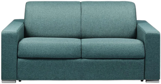 Vente-unique - Schlafsofa 2-Sitzer Stoff - Liegefläche: 120 cm - CALITO mit Memoryschaum