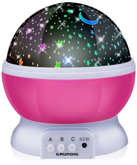 Grundig LED Nachtlicht Sternenprojektor, LED fest integriert, Sternenhimmel Projektor