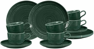 Seltmann Weiden Terra Kaffeeservice 18-teilig moosgrün
