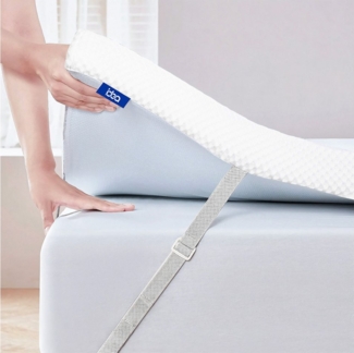 Komfortschaummatratze Topper, Gel Matratzen Topper H3/H4 aus 7,5 cm Höhe Memory Foam Gewebe, Esun, 7.5 cm hoch, (Set, Geeignet für Seiten-, Rücken- und Bauchschläfer), Bequeme Matratzentopper für Boxspringbett und Unbequemem Betten