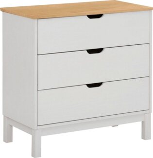 Home affaire Kommode Post, aus massivem Kiefernholz, mit Stauraummöglichkeiten, Breite 76 cm
